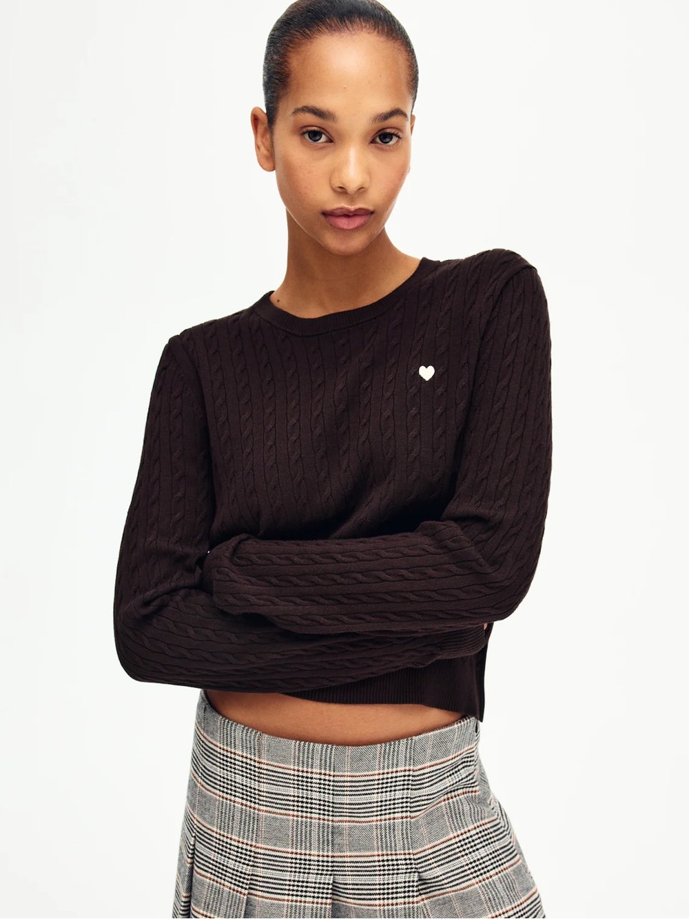H&M CABLE-KNIT SWEATER (Size Medium)